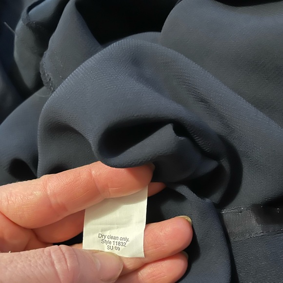100% Silk Navy J.Crew Dress - Picture 5 of 9